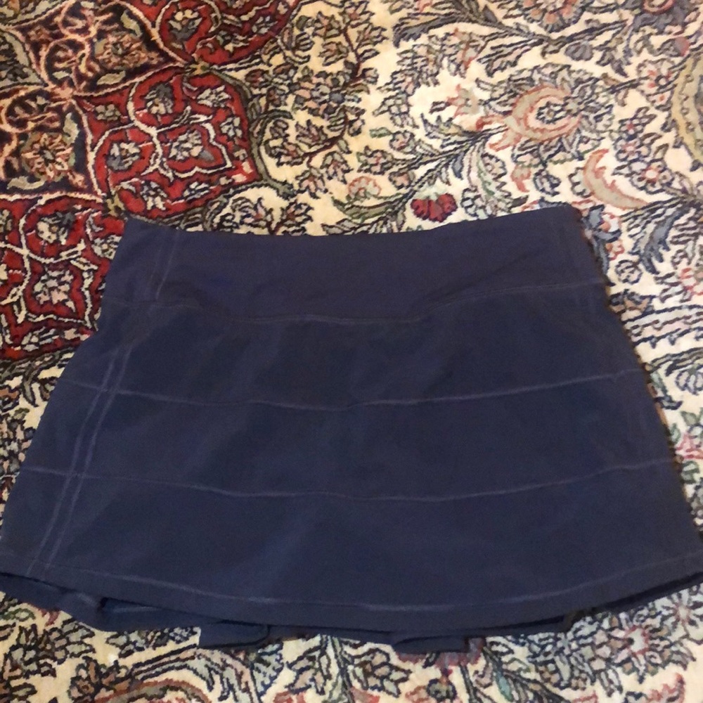Navy lululemon skort